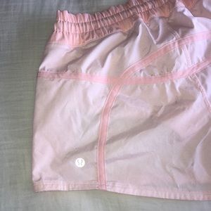 pink lululemon shorts